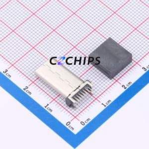 HC-TYPE-C-16P-LC04A USB Connector Through hole Component (THT) Connector Type-C Female Through Hole 16P - Product Image 2