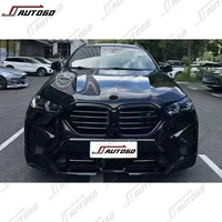 Kit de carrocería para BMW X6 F16, actualización a F96 LCI X6M, parachoques delantero y trasero, faros, luces traseras, pasos de rueda, capó, guardabarros, parrilla, tubo de escape.
