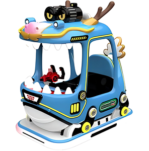 Voiture tamponneuse électrique professionnelle pour enfants, en fibre de verre, motif dessin animé, jouet à chevaucher pour location en <span class=keywords><strong>parc</strong></span> d'attractions, intérieur/extérieur - Product Image 6