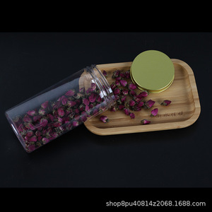 Pet Packaging Bottles Round Transparent Plastic Food <b>Containers</b> Airtight With Aluminum Lid For <b>Snacks</b> Dried Fruits Herbal Tea - Product Image 2