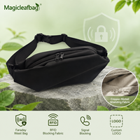 Bolsa Faraday Antirrobo en Stock, Bolsa de Cintura con Bloqueo de Señal RFID