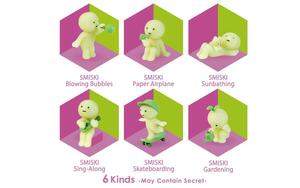 Figuras Miniatura Originales de Sonny Angels, Serie Smiskisss Sunday, Serie Hipperss, Serie Exerising, para Escritorio - Product Image 5