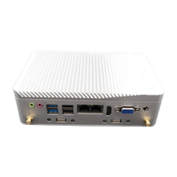 Nuevo Mini PC Industrial sin Ventilador de 8.ª Generación con 2 LAN, 6 RS422 COM, Intel Core Kaby Lake I3 8130u, Soporte para SSD y RTC Watchdog
