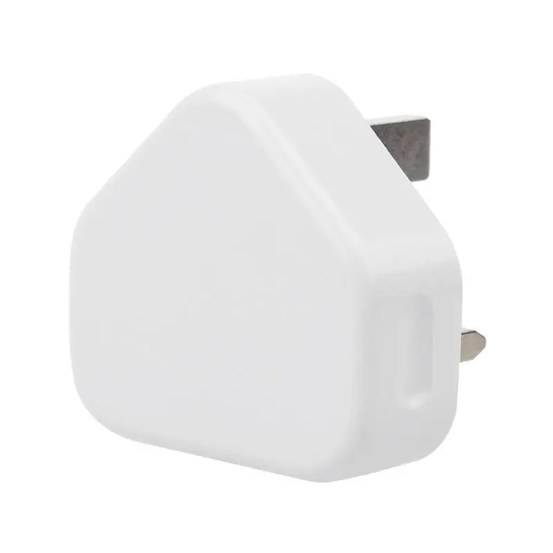 Wholesale Portable Home 5v 2a Dual Usb Port Original One Port Multiple Usb 3 Pin Fast Charging Uk Plug Wall Charger For Iphone
