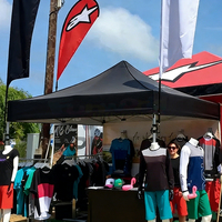 Tente de réception pliante imperméable pour extérieur, 10x10, personnalisable, facile à monter, pour événements, stands de vente, salons professionnels