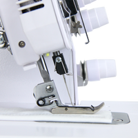 Machine à coudre surjeteuse JK257 domestique portable à 3 fils pour usage domestique sur matériaux légers ou moyens