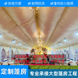 Carpa de Boda Personalizada con Estructura de Acero, Doble Capa, Resistente al Viento, para Eventos al Aire Libre en las Cuatro Estaciones - Product Image 1