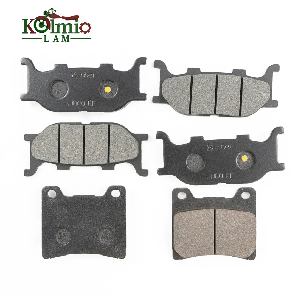 KOLMIO-LAM fit for Motorcycle Front and Rear Brake Pads For Yamaha XVS1100 Dragstar 1999-2009 XVS 1100 A Dragstar Classic