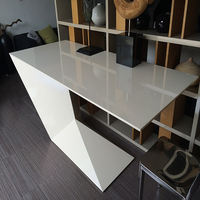 Ventes directes d'usine de meubles de bureau de patron en forme de L de luxe modernes en gros bureau de directeur général