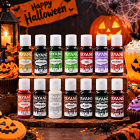 YAYANG Pewarna Makanan Cair Halloween Gel Oranye Pewarna Makanan Cair yang Dapat Dimakan untuk Dekorasi Kue Krim & Roti