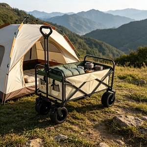 Chariot pliable personnalisable directement <span class=keywords><strong>de</strong></span> l'usine, idéal pour les voyages en <span class=keywords><strong>bord</strong></span> <span class=keywords><strong>de</strong></span> <span class=keywords><strong>mer</strong></span> et <span class=keywords><strong>le</strong></span> transport quotidien dans <span class=keywords><strong>le</strong></span> jardin. - Product Image 1