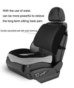 Cojín <span class=keywords><strong>de</strong></span> Asiento <span class=keywords><strong>de</strong></span> Espuma Viscoelástica para Aliviar el <span class=keywords><strong>Dolor</strong></span> <span class=keywords><strong>de</strong></span> <span class=keywords><strong>Espalda</strong></span>, Ciática, <span class=keywords><strong>Dolor</strong></span> <span class=keywords><strong>de</strong></span> Coxis <span class=keywords><strong>y</strong></span> Base Antideslizante, Almohadas <span class=keywords><strong>y</strong></span> Cojines Memoryz - Product Image 3