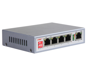 4 Port 10/100M POE Switch Long Distance 250m Watchdog CCTV IP camera
