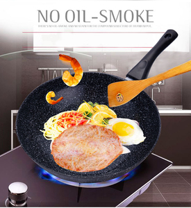 <span class=keywords><strong>Wok</strong></span> antiadherente negro <span class=keywords><strong>de</strong></span> alta calidad con tapa <span class=keywords><strong>de</strong></span> <span class=keywords><strong>hierro</strong></span> <span class=keywords><strong>fundido</strong></span> al por mayor 30/32/34cm <span class=keywords><strong>precio</strong></span> <span class=keywords><strong>de</strong></span> fábrica <span class=keywords><strong>de</strong></span> inducción directa <span class=keywords><strong>de</strong></span> fábrica - Product Image 3