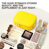 Vente en gros Trousse de maquillage étanche en EVA avec miroir Trousse de maquillage à fermeture éclair au design original