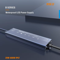 YSD-B:20W/30W/60W/100W/150W/200W/250W/300W/400W/500W/600W Driver LED étanche IP67 |   CE SELV BIS |   Intérieur Extérieur
