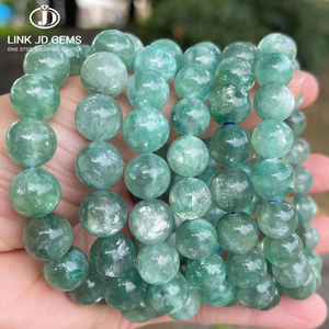 Bracelet jonc JD GEMS tendance et durable, fait main, perles de <span class=keywords><strong>chlorite</strong></span> bleue naturelle 7A, pour femme, idéal pour un anniversaire - Product Image 2