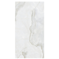 Carreaux de sol en porcelaine de luxe, entièrement polis et émaillés, effet marbre, motif gris, 60*120, pour salon
