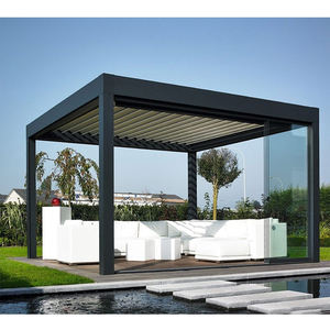 Pérgola Motorizada de Alta Resistencia con Estructura de Aluminio Personalizada, Techo Eléctrico para Patio Exterior, Proveedor de Fábrica para Balcones - Product Image 2