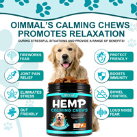 Friandises calmantes pour chiens à marque privée, 150 bouchées, supplément avancé au chanvre, friandises molles apaisantes pour la relaxation et le soulagement de l'anxiété et du stress chez les chiens