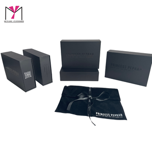 Princess Peprah Rigid Paperboard <b>Box</b> Matte Finish Hot Stamping Custom Logo Cosmetic Packaging High-End Rectangle Design - Product Image 3