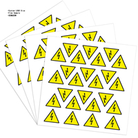 Autocollants réfléchissants d'avertissement de danger en PVC personnalisés, panneau d'avertissement de véhicule dangereux réfléchissant, panneaux d'avertissement de sécurité réfléchissants