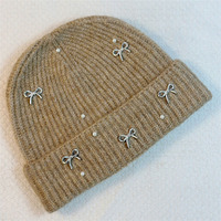 Bonnet d'hiver pour femmes de couleur unie en gros