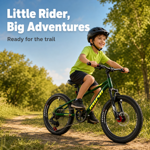 Vélo pour enfants disponible en plusieurs couleurs, 18, 20, 22 pouces, cadre en acier à haute teneur en carbone entièrement soudé à l'argon, design à suspension, vélo pour enfant - Product Image 4