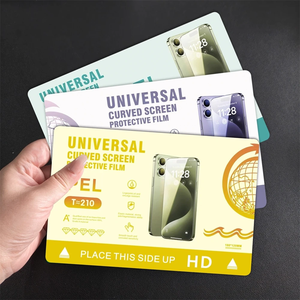 Protector de Pantalla Curvo FONLYU de Alta Gama, <span class=keywords><strong>Pel</strong></span>ícula de Hidrogel Flexible Resistente al Estrés, Propiedad de Tensión, Reparación Automática - Product Image 1