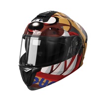 Casque de moto modulaire à double visière certifié DOT, casque de moto rabattable, coque en ABS, absorption des chocs EPS, équipement de sécurité pour la tête