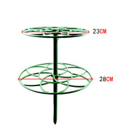Supports de croissance en plastique pour pivoines, à une tige, pour bonsaïs, avec pieds, en forme d'anneau/cerceau, vente en gros