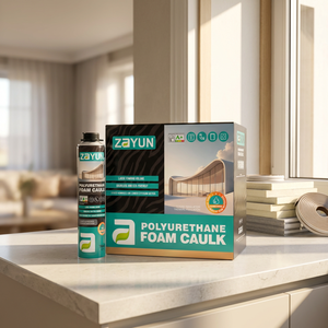 Scellant en mousse de polyuréthane à usage général, bonne dureté, adhésif pour l'installation de fenêtres et de portes, neutre pour le travail du bois - Product Image 2