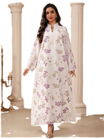 Robe Abaya Élégante et Modeste pour Femme, Robe Arabe de Luxe pour Mariages, Fêtes et Ramadan, Conforme à la Mode Islamique, Antistatique
