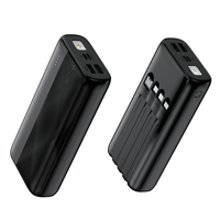 Offres Spéciales 2026 – Batterie Externe Portable Ultra-Fine 20000 mAh, 30000 mAh, 10000 mAh avec Câble Intégré et Lampe Torche LED
