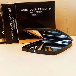 กระจกแต่งหน้าขนาดเล็กขายส่ง Cc, กระจกพลาสติกแบบกำหนดเองพร้อมโลโก้, กระจกพกพาขนาดเล็กสี่เหลี่ยมราคาถูก - Product Image 4