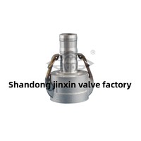 Acoplamiento Rápido Doble Hembra Tipo B de Aleación de Aluminio, Reductor de Tubería de Agua, Acoplador Rápido Hexagonal para Camión Cisterna de Acero Inoxidable