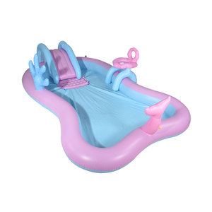 Piscina gonfiabile per pesci blu piscina gonfiabile portatile per bambini e adulti - Product Image 6