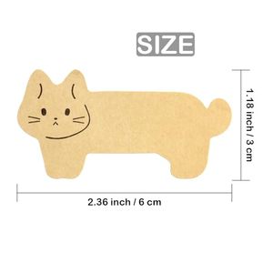 Customized Kraft Paper Die Cutting Animal Shapes <b>Sticker</b> for Organizing School Supplies and Personal Belongings - Product Image 6