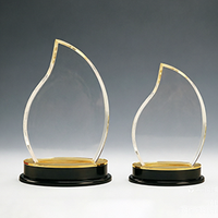 Plaque de trophée vierge en acrylique pour artisanat, vente en gros, fabricant Noble
