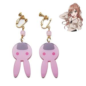 Anime BanG Dream pendientes <span class=keywords><strong>Imai</strong></span> Lisa conejo oreja Clip Halloween Moda hombre mujer Cosplay accesorio regalos - Product Image 4
