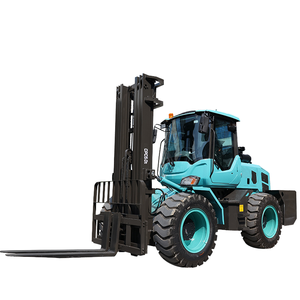 4x4 carrello elevatore fuoristrada 3 Ton 4 Ton 2 tonnellate di carrelli elevatori Diesel Off-road carrello elevatore articolato Farm cina produttore - Product Image 4