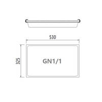 Réfrigérateur commercial à porte simple, en acier inoxydable, compatible GN2/1, refroidissement par ventilateur, réfrigérateur HoReCa EUC-1D XINYA