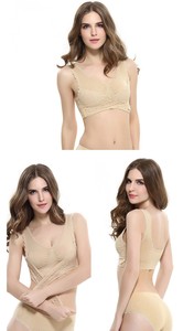Queenral Sexy femmes soutien-gorge Push Up Bralette Lingerie gilet brassière avant fermeture soutiens-gorge pour femmes grande - Product Image 1