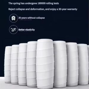 Matelas de lit en mousse à mémoire de forme en latex naturel de qualité hôtelière 5 étoiles, sortie d'usine, taille king queen, enroulable, gel de sommeil, ressorts ensachés jumeaux - Product Image 4