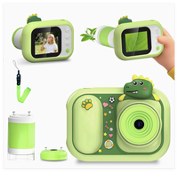 Appareil photo et microscope numérique 2-en-1 pour enfants, populaire et mignon, avec outils d'observation éducatifs, support OEM ODM