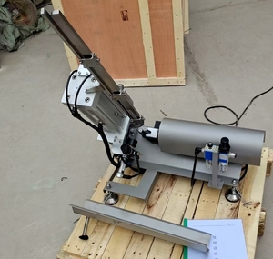 Khí nén căng thịt bò cuộn niêm phong máy buộc chặt nhôm Khóa đấm lõi mang cho bao bì chế biến thịt - Product Image 2