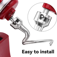 Crochets de remplacement K45 KSM75 ksm90support pour aide à la cuisine, 2 pièces, en acier inoxydable, K45DH, mélangeur, accessoire de cuisine