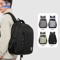 Sac à dos scolaire quotidien léger, imperméable, doublure en polyester souple, grande capacité, pour adolescents, OEM ODM