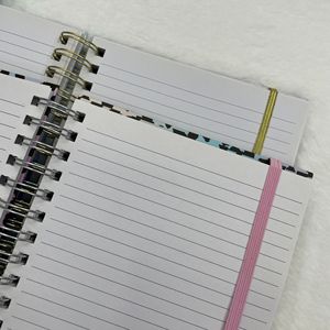 Cuaderno Espiral <span class=keywords><strong>con</strong></span> Cubierta de Letras Bronceadas y Cuerda para Atar - Product Image 5