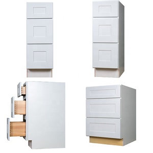 China Professional American Standard White Shaker Kitchen Cabinet Design